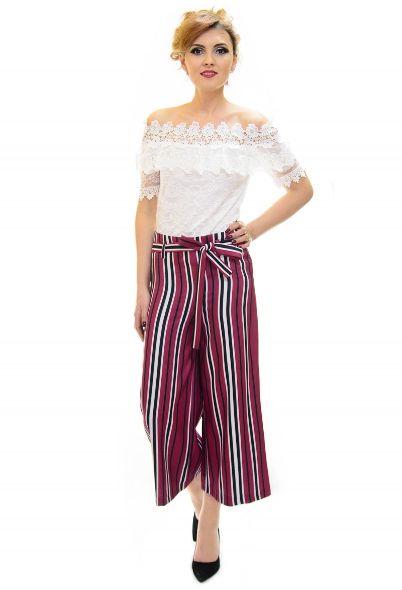 Pantaloni Culotte Modern Legacy Plum
