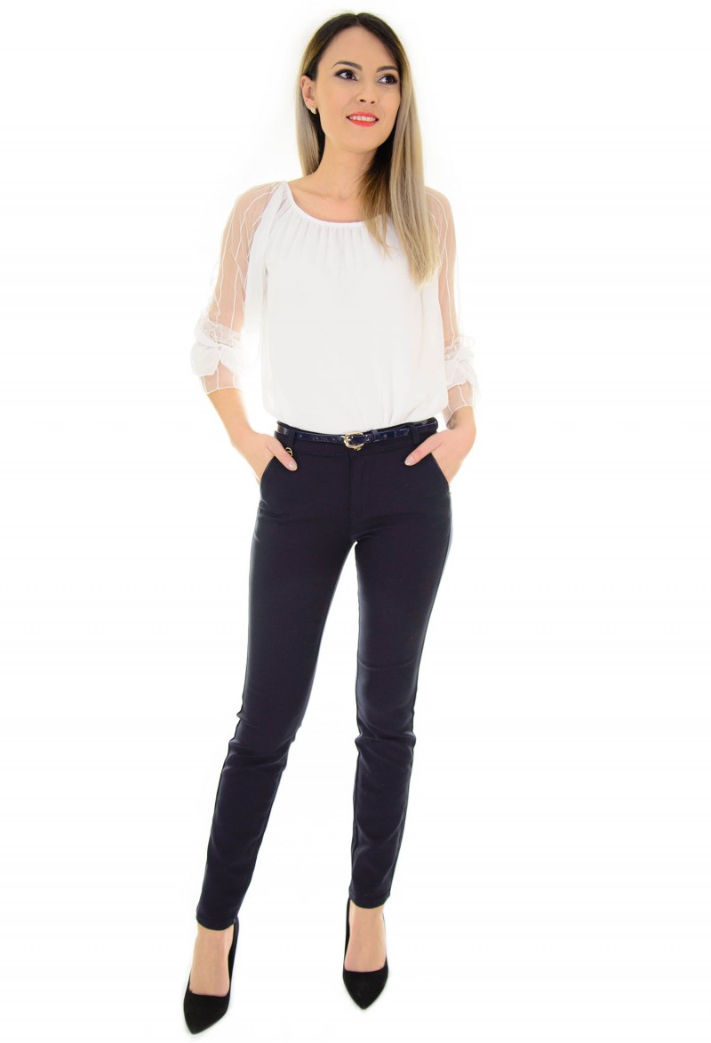 Pantaloni Elegant Feel DarkBlue
