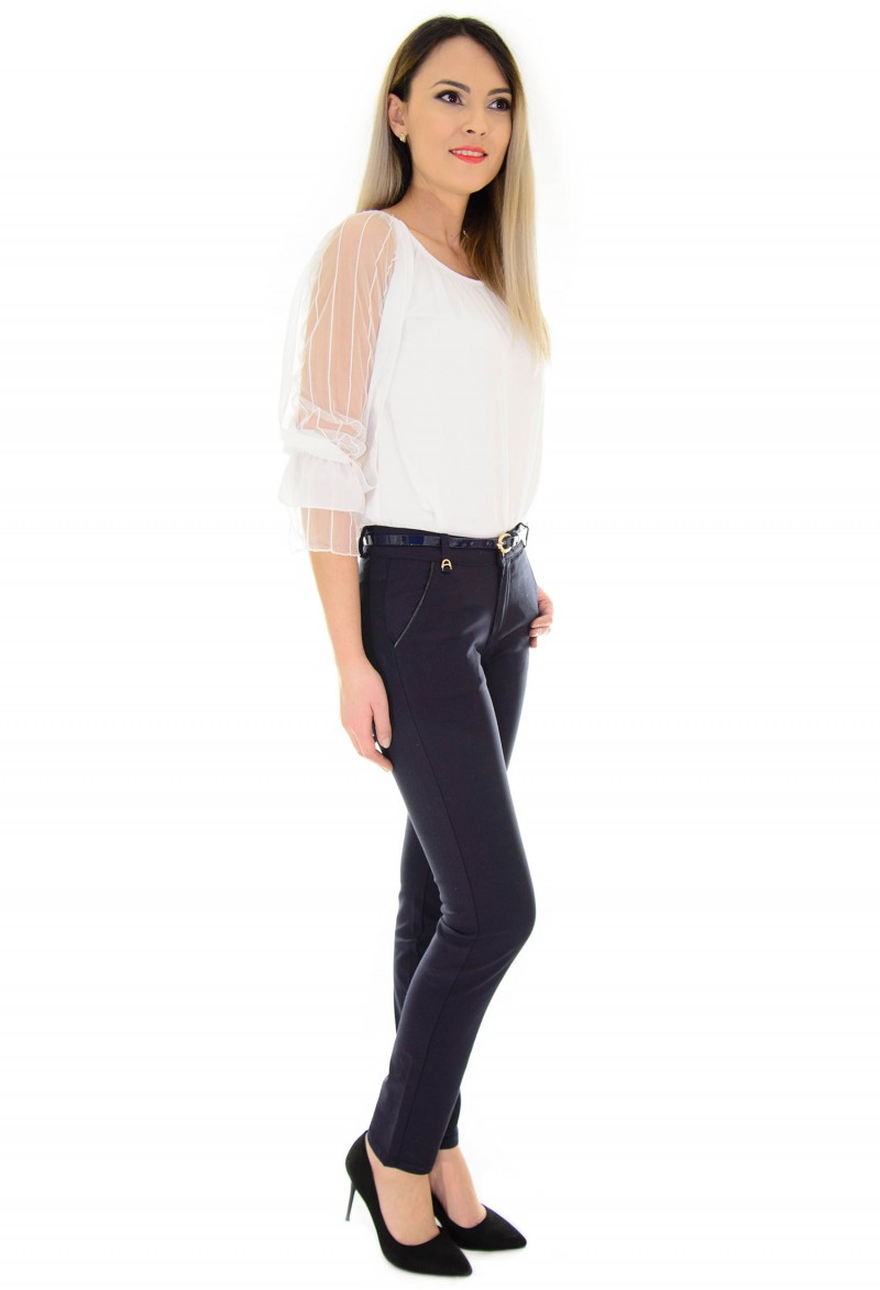 Pantaloni Elegant Feel DarkBlue