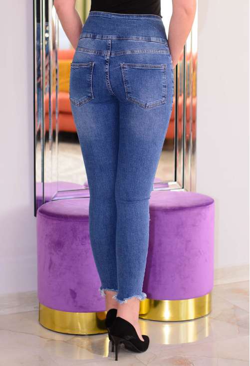 Blugi Knee Sparkle Blue