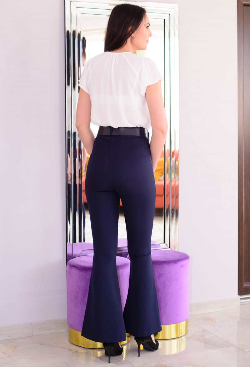 Pantaloni Frontal Cuts DarkBlue