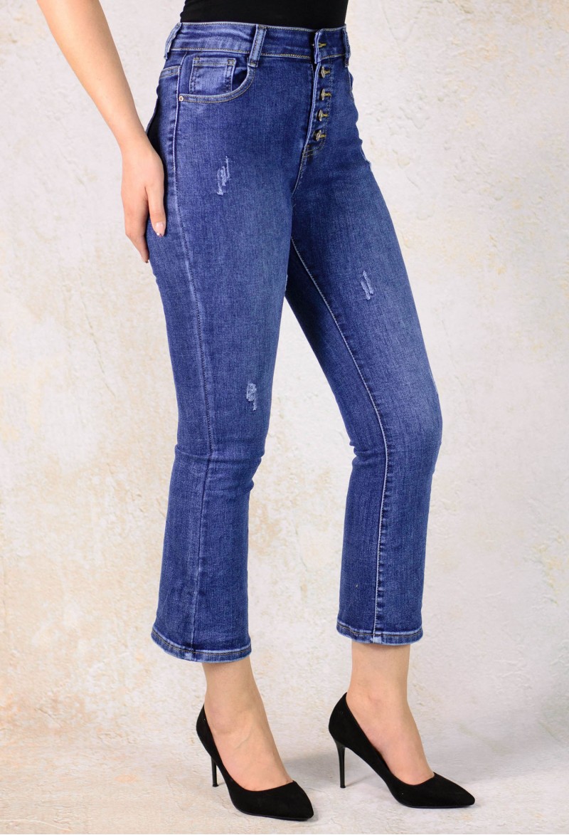 Blugi Middle Buttons DarkBlue