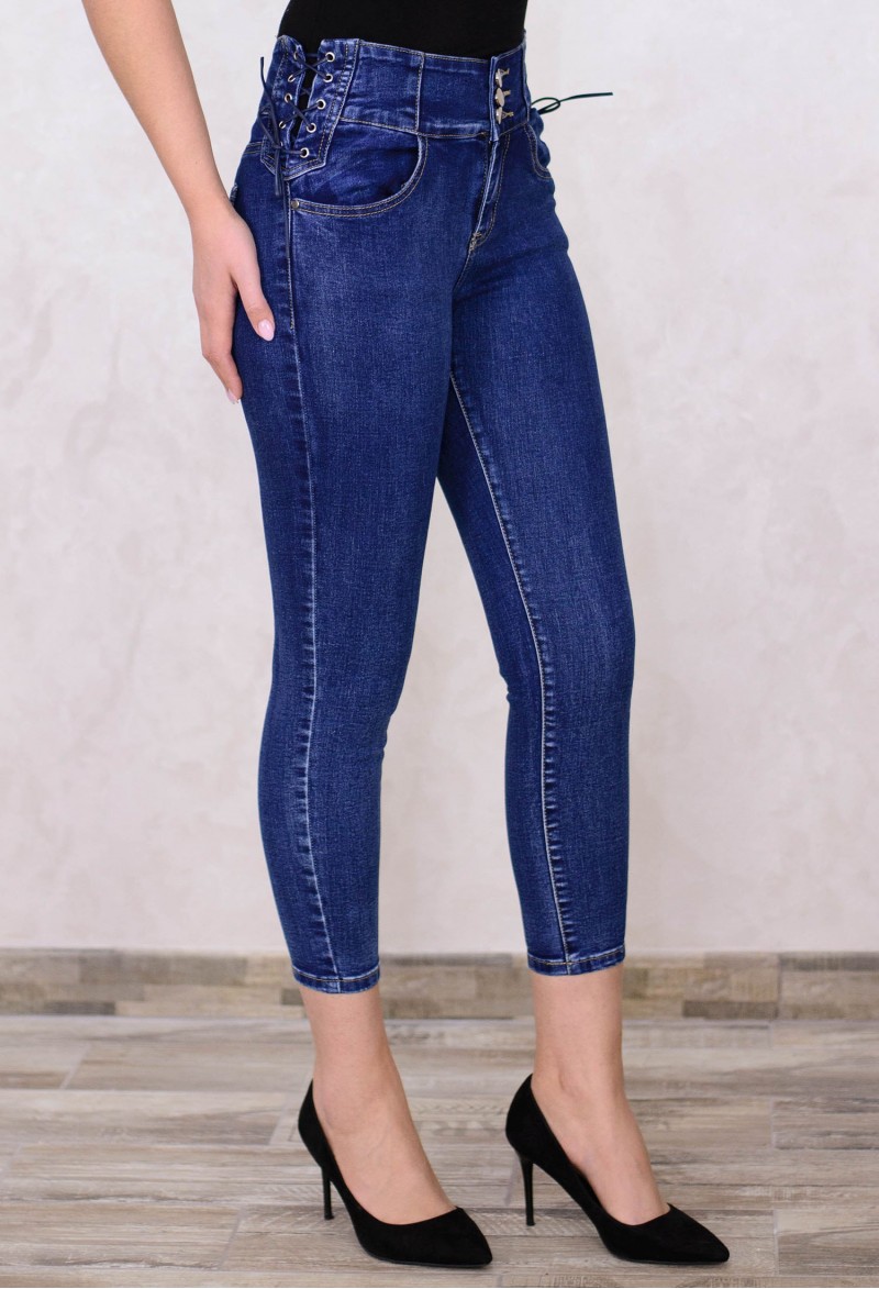 Blugi Lateral Lace DarkBlue
