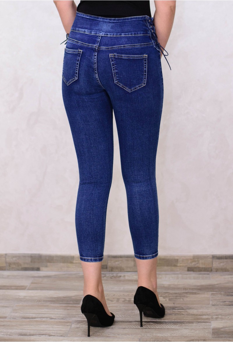 Blugi Lateral Lace DarkBlue