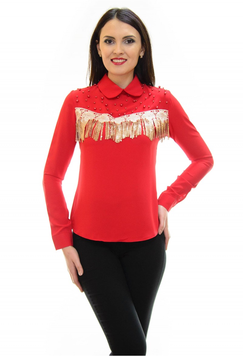 Camasa Pure Gold Red
