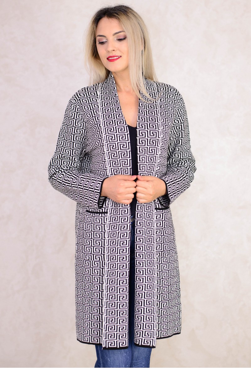 Cardigan Divine Sign White