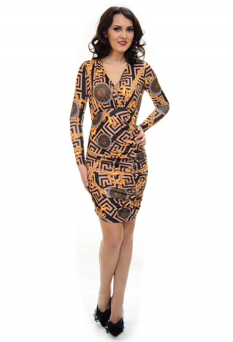 Rochie Treasure Form Brown
