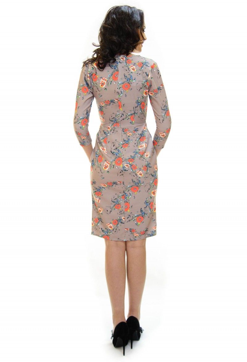 Rochie Complete Pattern Beige