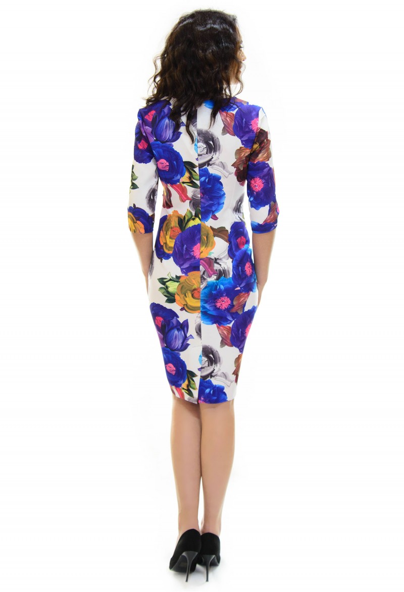 Rochie Perla Donna Flower Proposal Blue