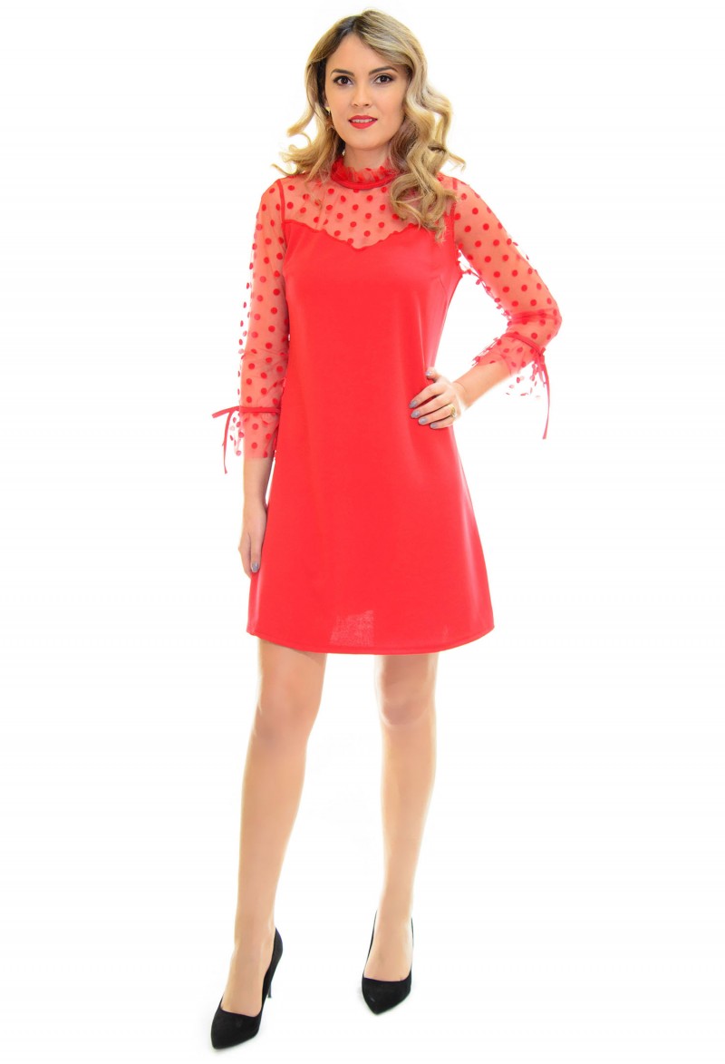 Rochie Holiday Complex Red