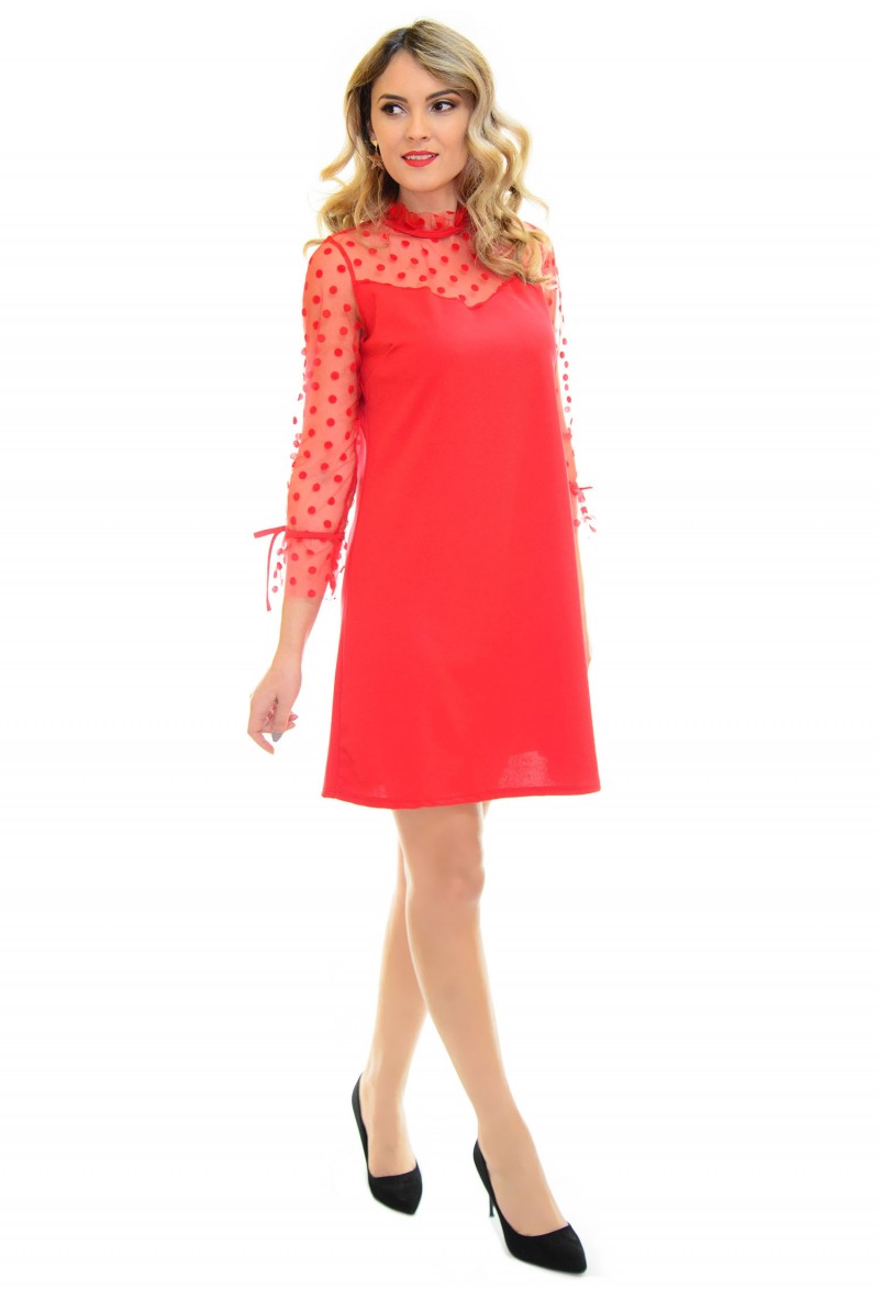 Rochie Holiday Complex Red