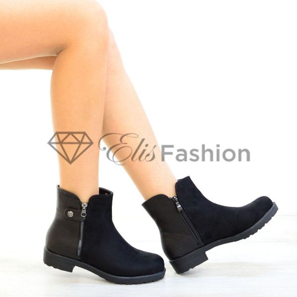 Ghete Zipper Black #2791