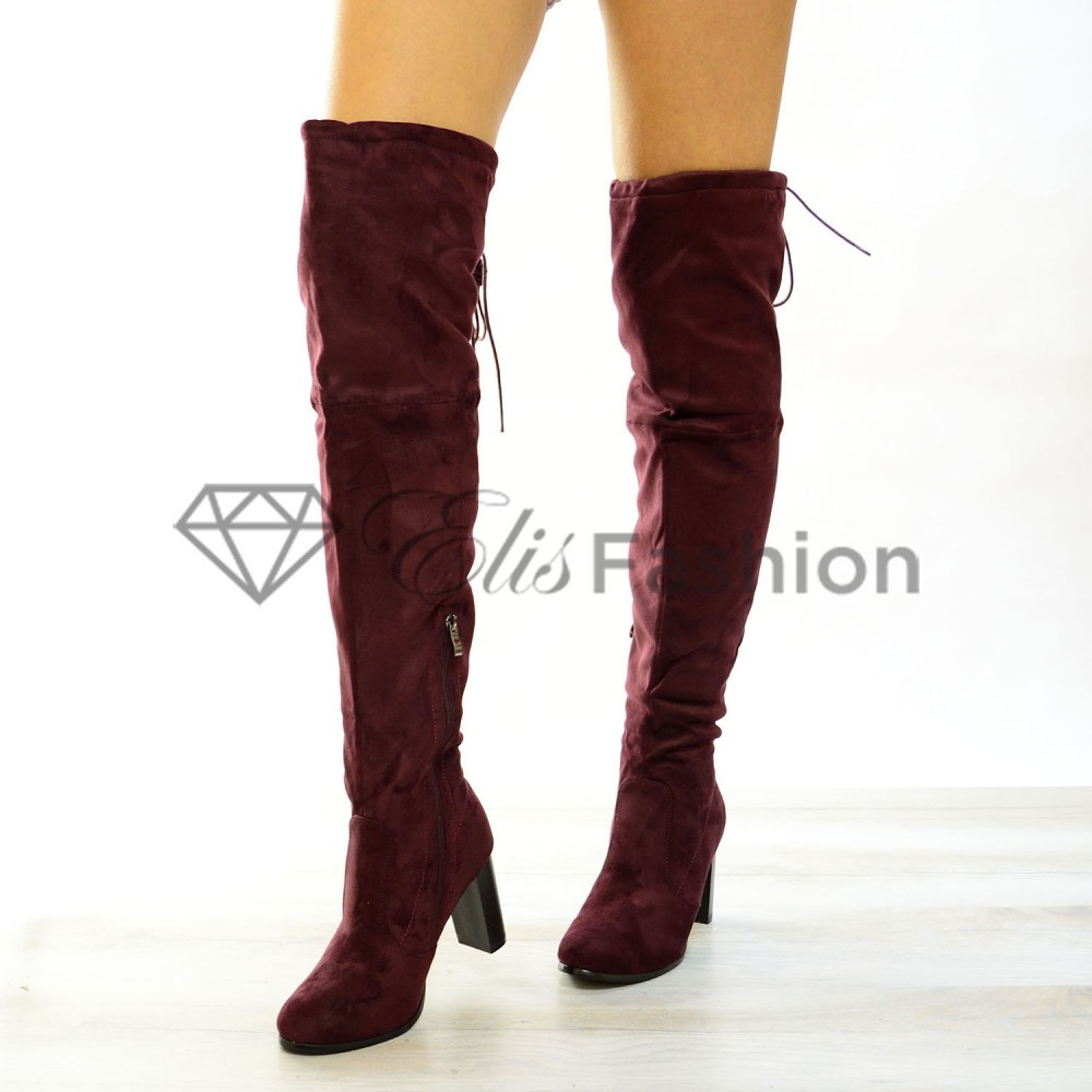 Cizme Burgundy Wish #3211