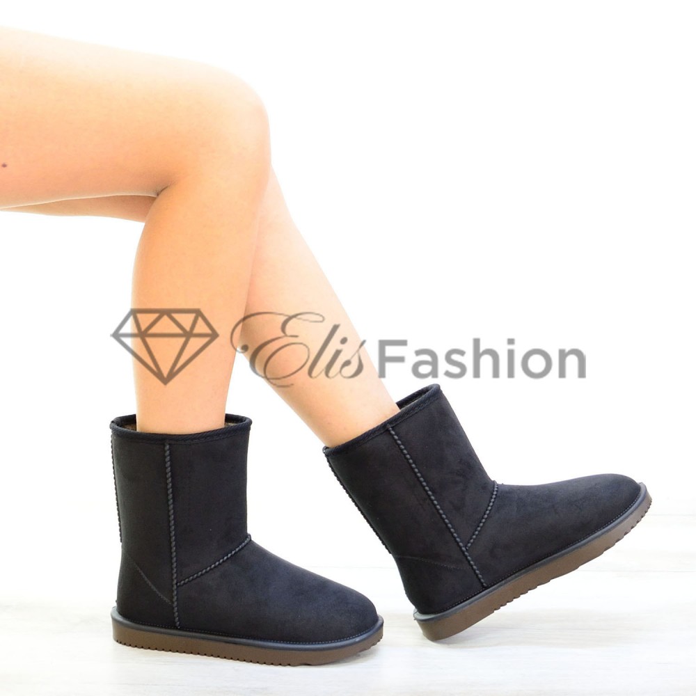 Cizme Short Black #3221