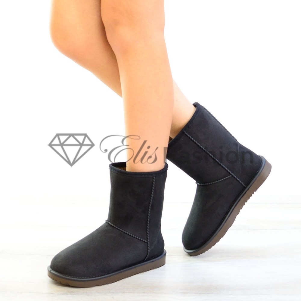 Cizme Short Black #3221