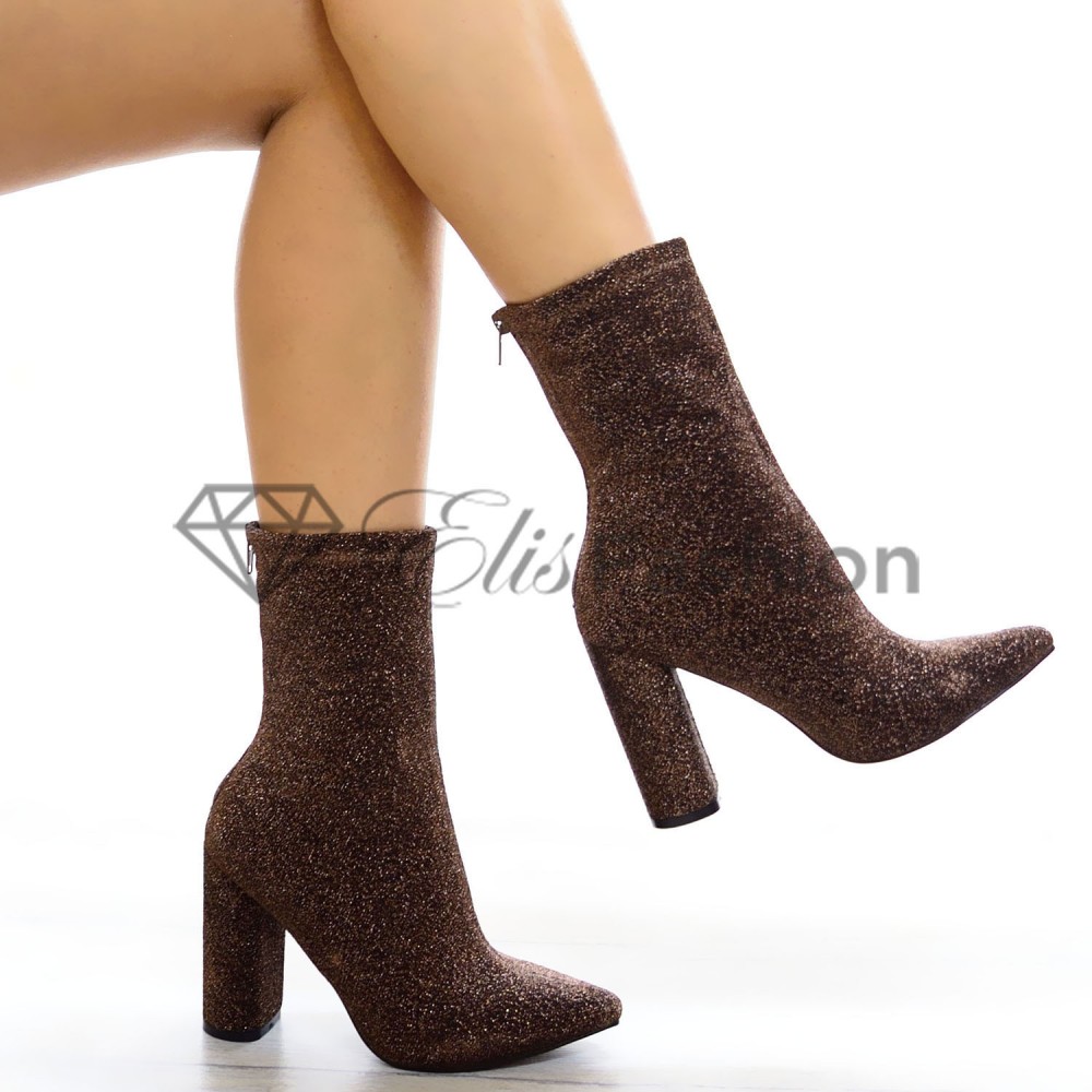 Botine Night Queen Bronze #5822