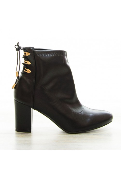 Botine Slim Black #7997