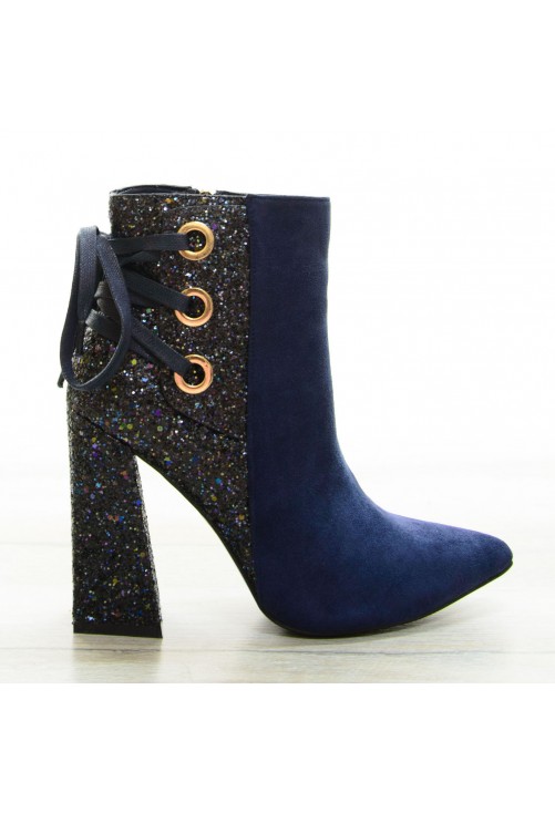 Botine Glitter DarkBlue #8420