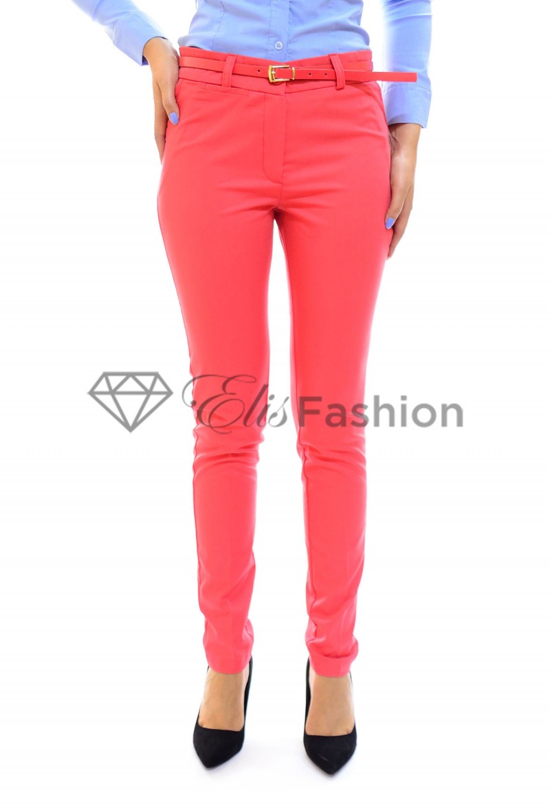 Pantaloni Office Corai Belt