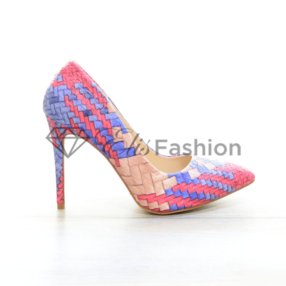 Pantofi Sculpted Blue #4019