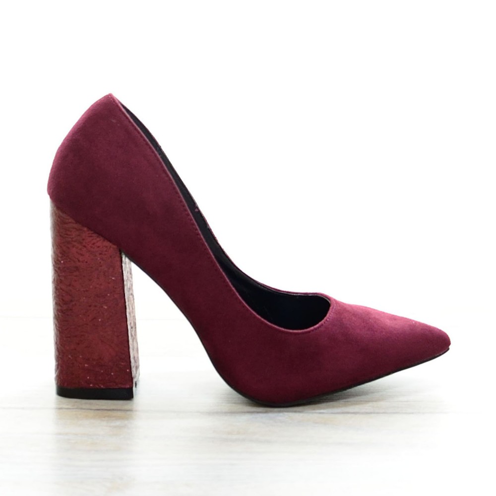 Pantofi Special Burgundy #6305