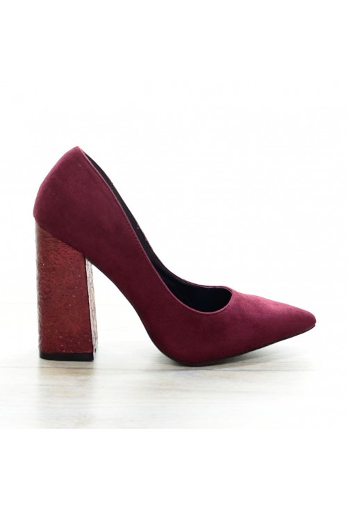 Pantofi Special Burgundy #6305