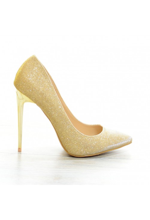 Pantofi Sparkling Gold #6315
