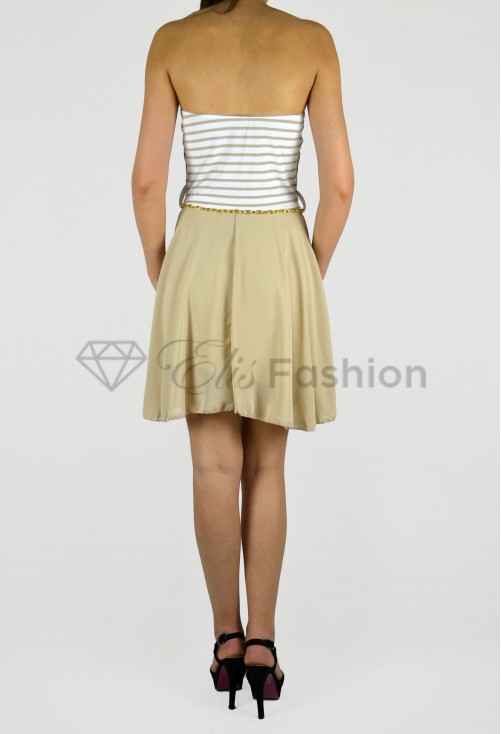 Rochie Top Bow Cream