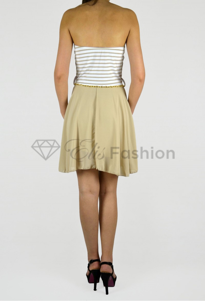 Rochie Top Bow Cream
