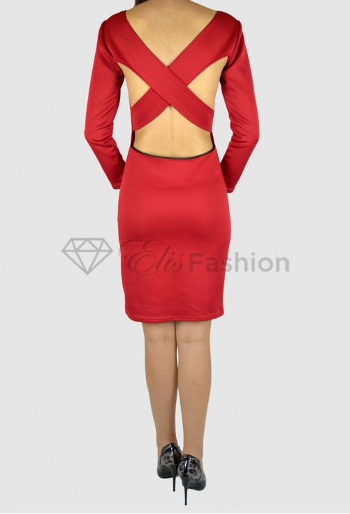 Rochie Diva Break Red