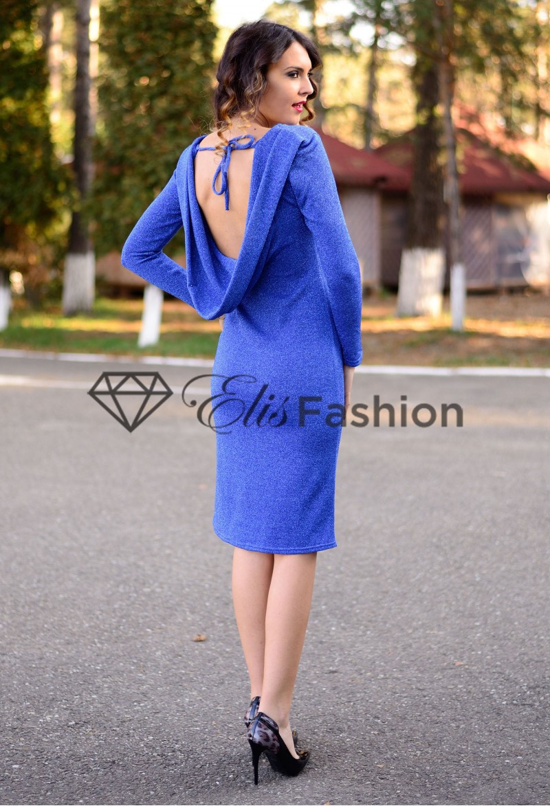 Rochie Glitter Injection Blue