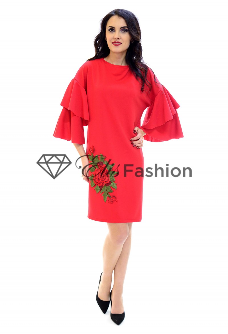 Rochie Feeling Loved Red