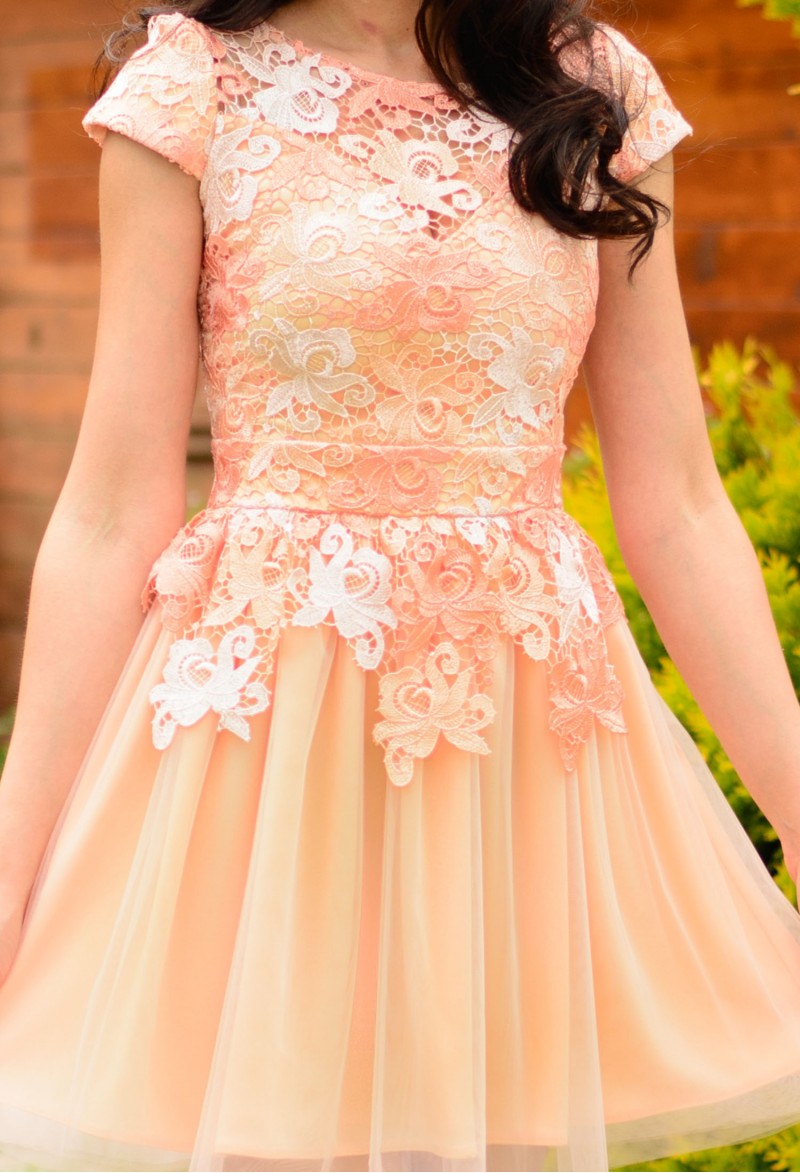 Rochie Ella Collection Elegant Watch Soft Salmon