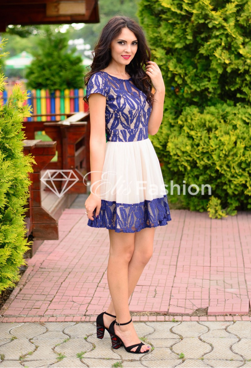 Rochie Ella Collection Facing True DarkBlue