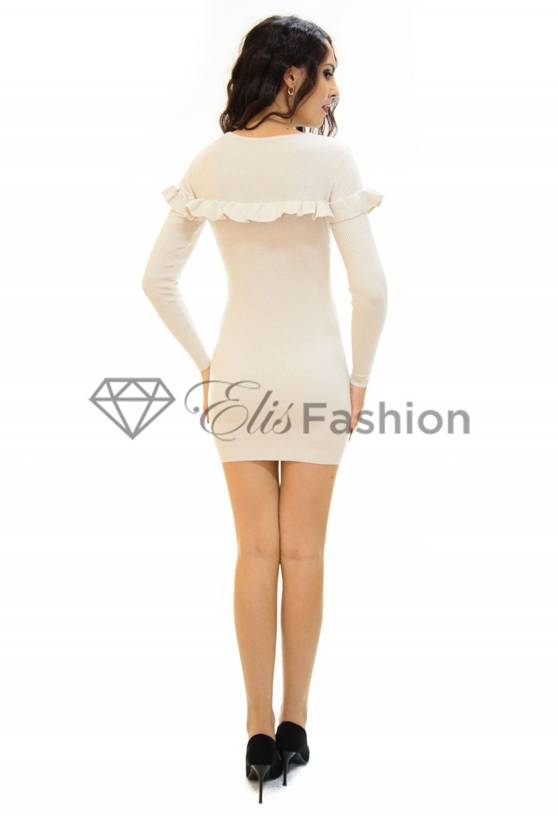 Rochie Tricotata Mesmerise Cream