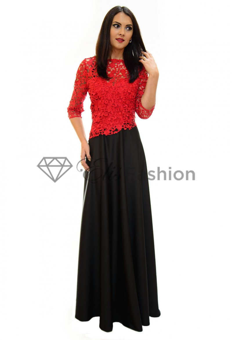 Rochie Perla Donna Systematic Lace Red