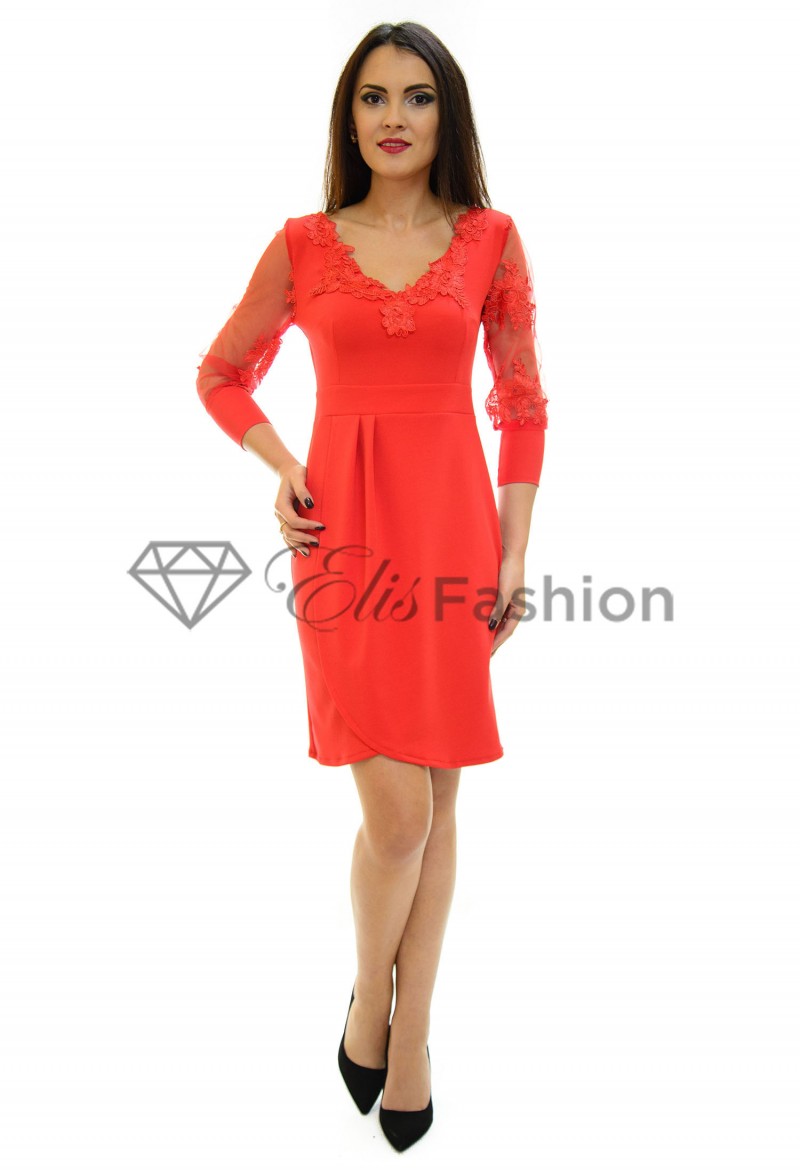 Rochie Fatale Disposition Red