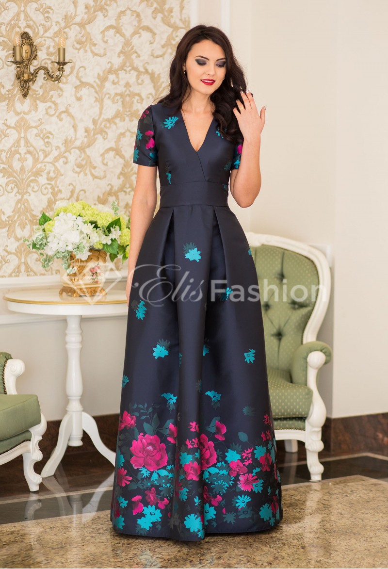 Rochie Ella Collection Embelishment DarkBlue