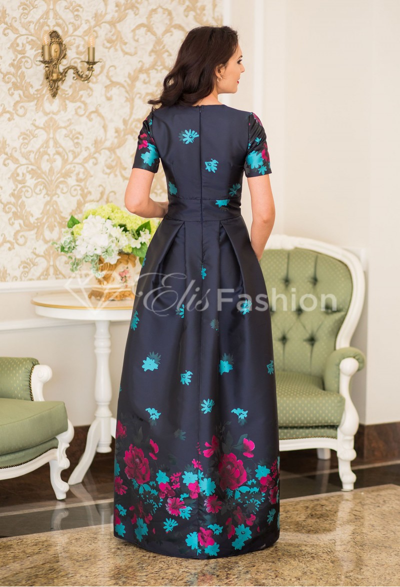 Rochie Ella Collection Embelishment DarkBlue
