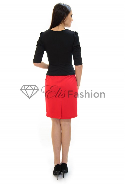 Rochie Perla Donna Black And Red