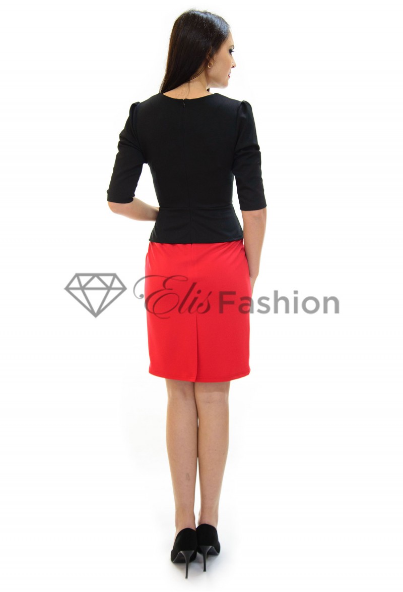 Rochie Perla Donna Black And Red