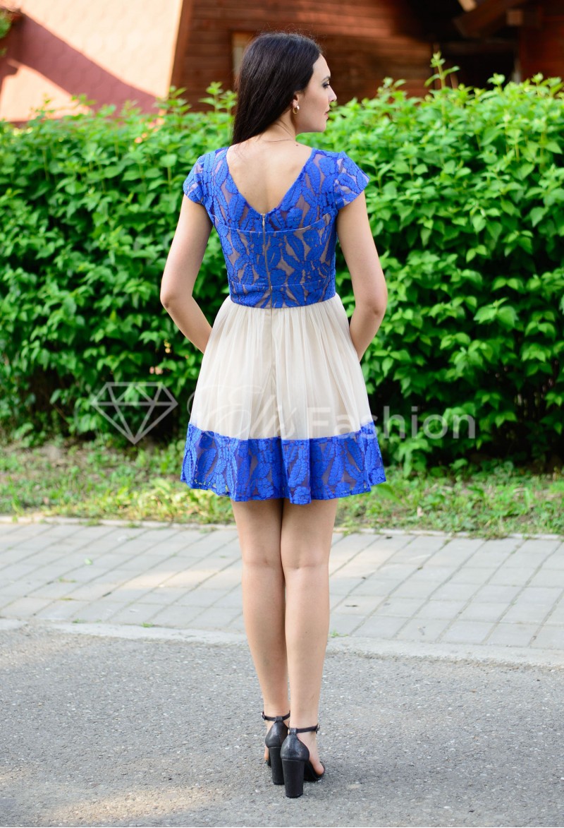 Rochie Ella Collection Treasure Royal Blue