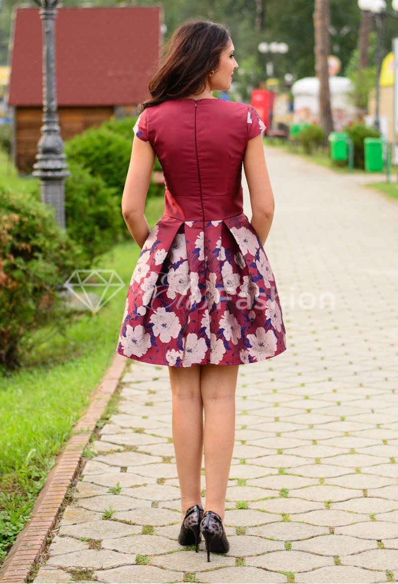 Rochie Ella Collection Big On Burgundy