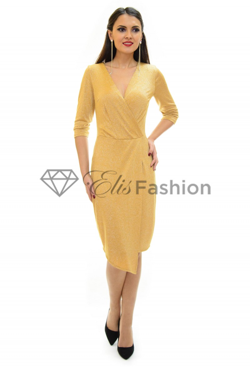 Rochie Desire More Gold