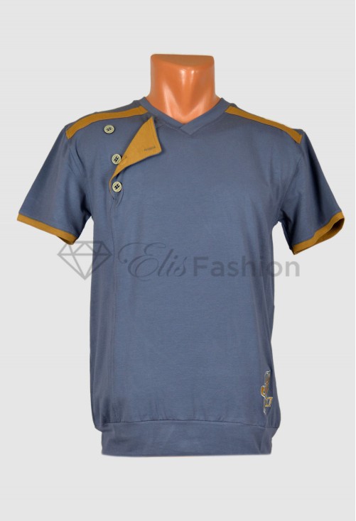 Tricou Ruffle Grey