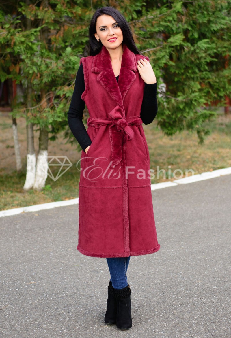 Vesta Elegant Statement Burgundy